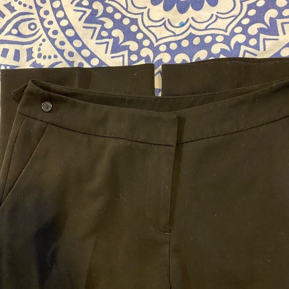 💙👖BEAUTIFUL BLACK ANNE KLEIN DRESS PANTS👖💙6 5/6 28 EUC 4 POCKET TROUSERS - Picture 7 of 16